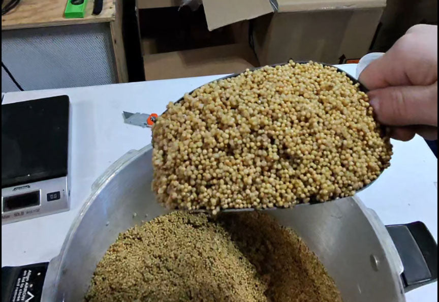 forced hydration tek for hydrating grain spawn